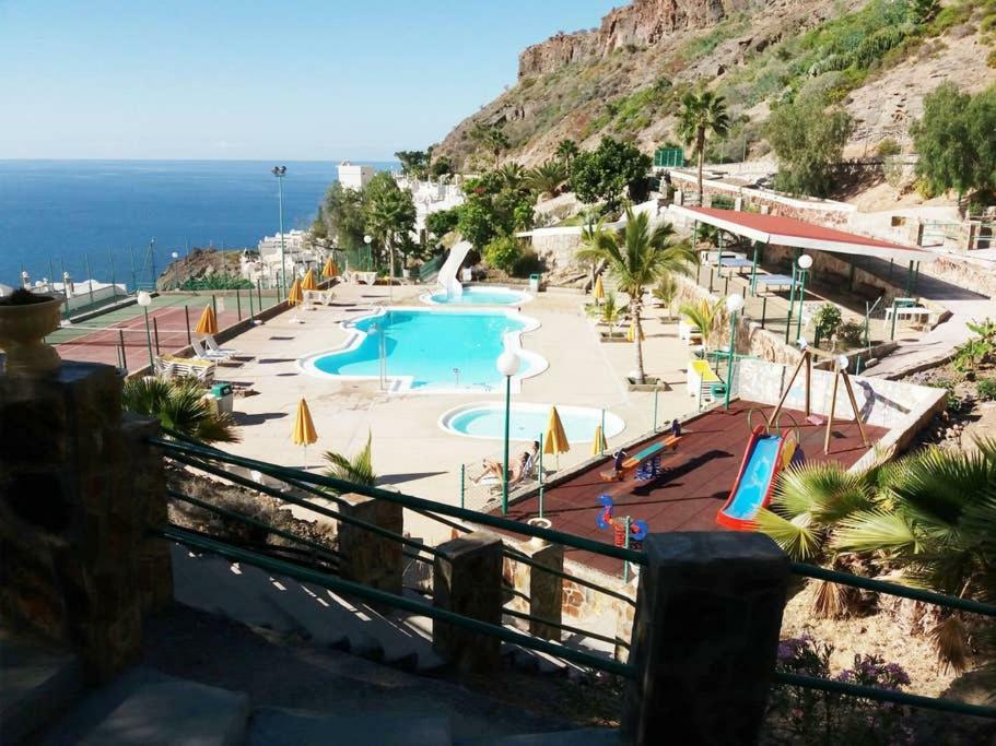 شقة Duplex Playa Del Cura Beautiful Ocean View Mogán المظهر الخارجي الصورة