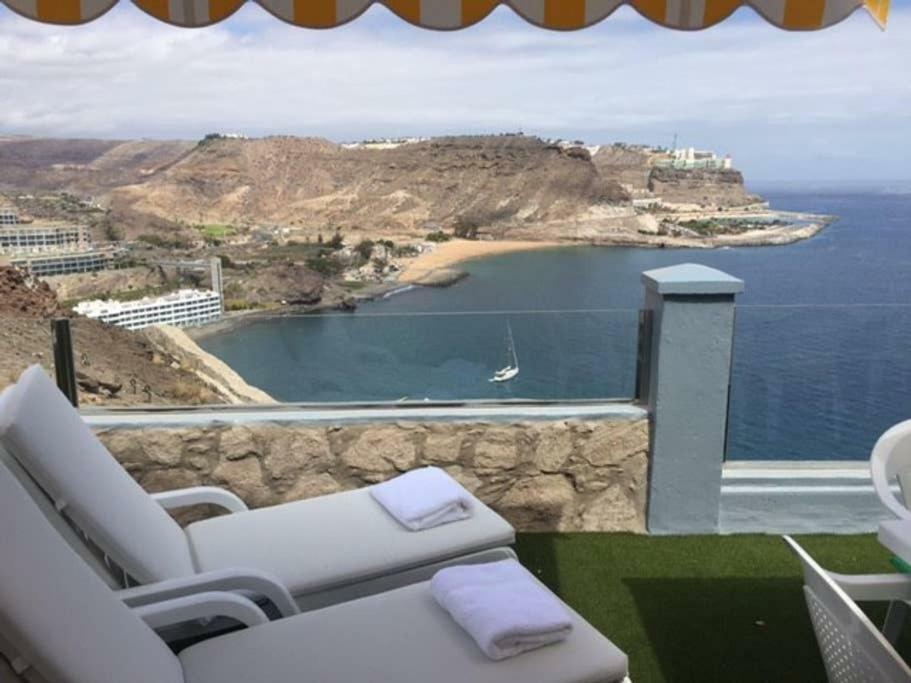 شقة Duplex Playa Del Cura Beautiful Ocean View Mogán المظهر الخارجي الصورة