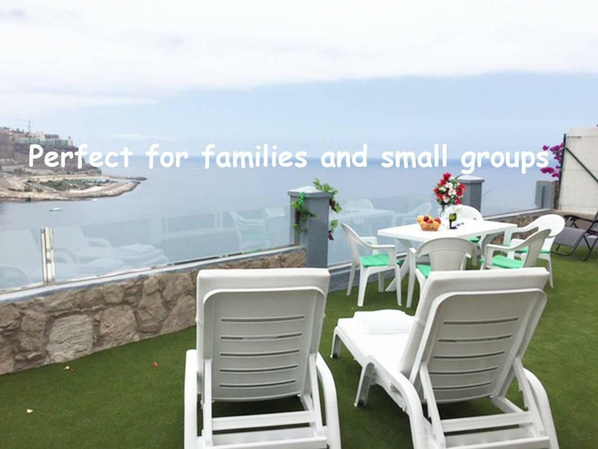 شقة Duplex Playa Del Cura Beautiful Ocean View Mogán المظهر الخارجي الصورة