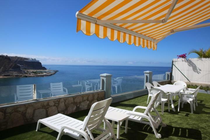 شقة Duplex Playa Del Cura Beautiful Ocean View Mogán المظهر الخارجي الصورة